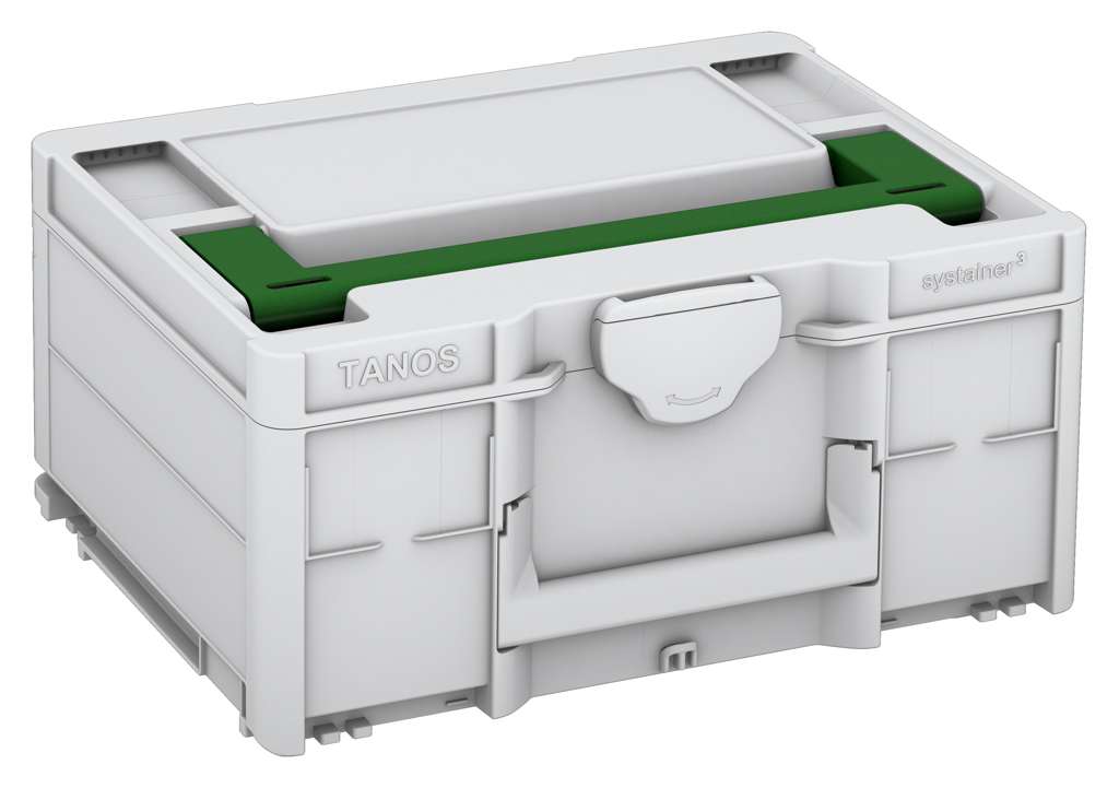 Systainer³ M 187, Light Grey with Emerald Green lid handle