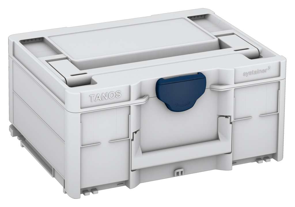 Systainer³ M 187, Light Grey with Sapphire Blue catches