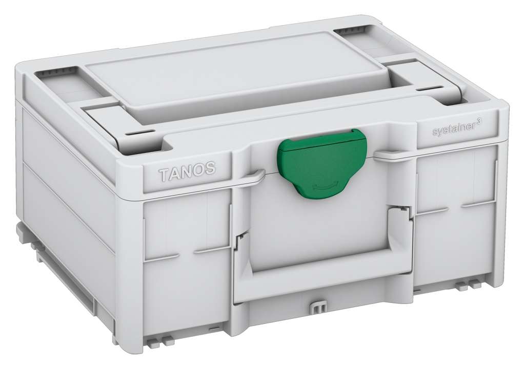 Systainer³ M 187, Light Grey with Signal Green catches