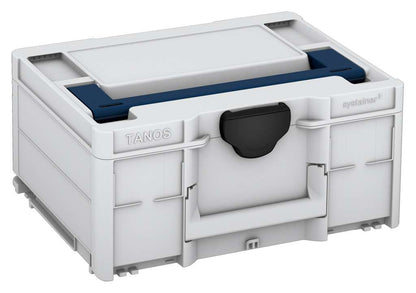 Systainer³ M 187, Light Grey with Sapphire Blue lid handle and Black catches