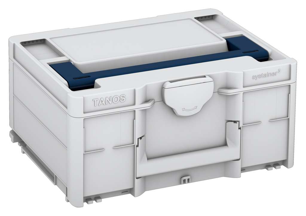 Systainer³ M 187, Light Grey with Sapphire Blue lid handle