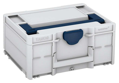 Systainer³ M 187, Light Grey with Sapphire Blue lid handle and Sapphire Blue catches