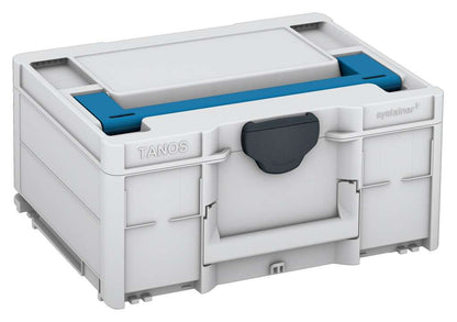 Systainer³ M 187, Light Grey with Sky Blue lid handle and Anthracite catches