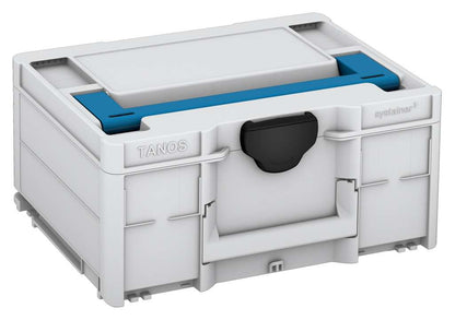 Systainer³ M 187, Light Grey with Sky Blue lid handle and Black catches