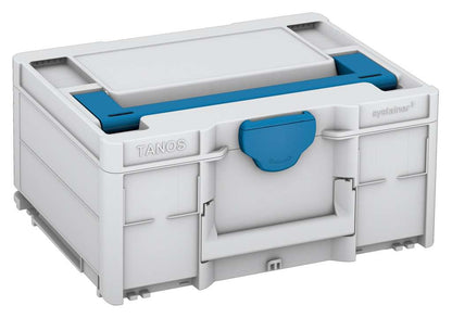 Systainer³ M 187, Light Grey with Sky Blue lid handle and Sky Blue catches