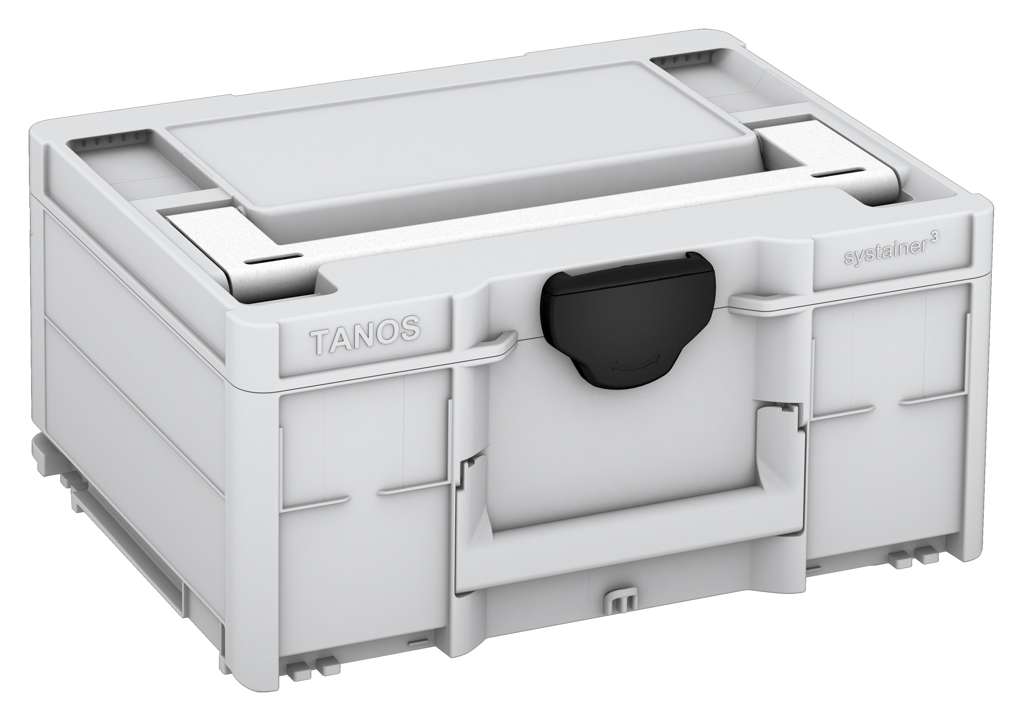 Systainer³ M 187, Light Grey with White lid handle and Black catches