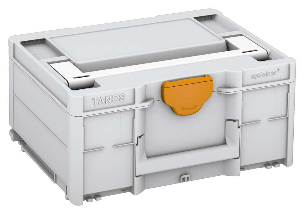 Systainer³ M 187, Light Grey with White lid handle and Daffodil Yellow catches