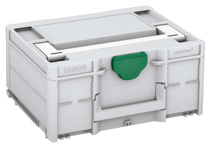 Systainer³ M 187, Light Grey with White lid handle and Signal Green catches