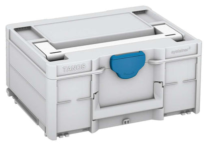 Systainer³ M 187, Light Grey with White lid handle and Sky Blue catches