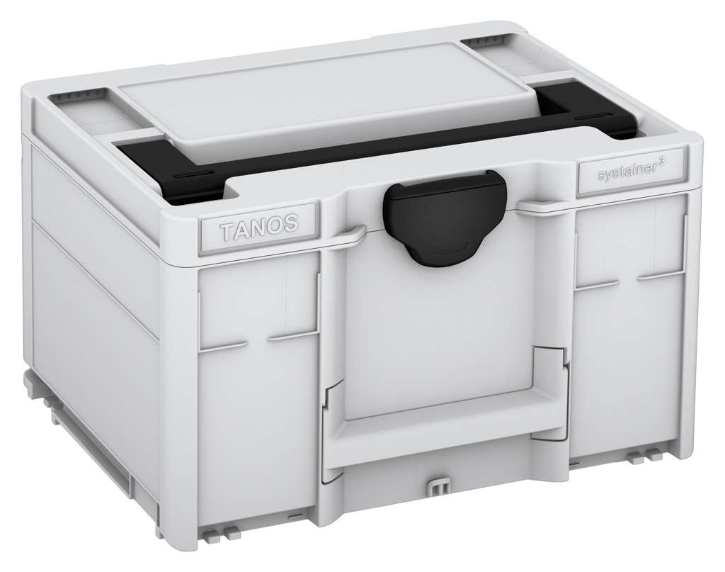 Systainer³ M 237, Light Grey with Black lid handle and Black catches