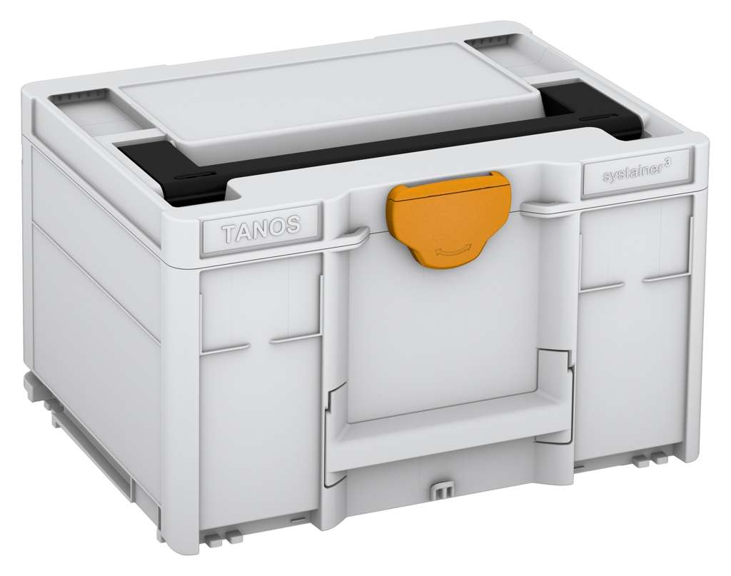 Systainer³ M 237, Light Grey with Black lid handle and Daffodil Yellow catches