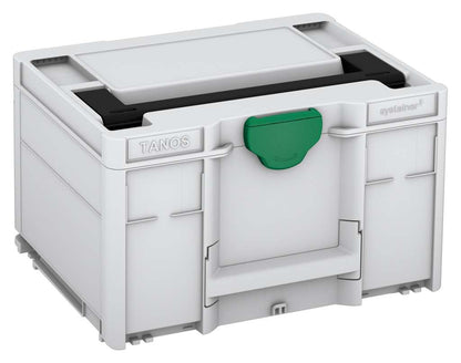 Systainer³ M 237, Light Grey with Black lid handle and Signal Green catches