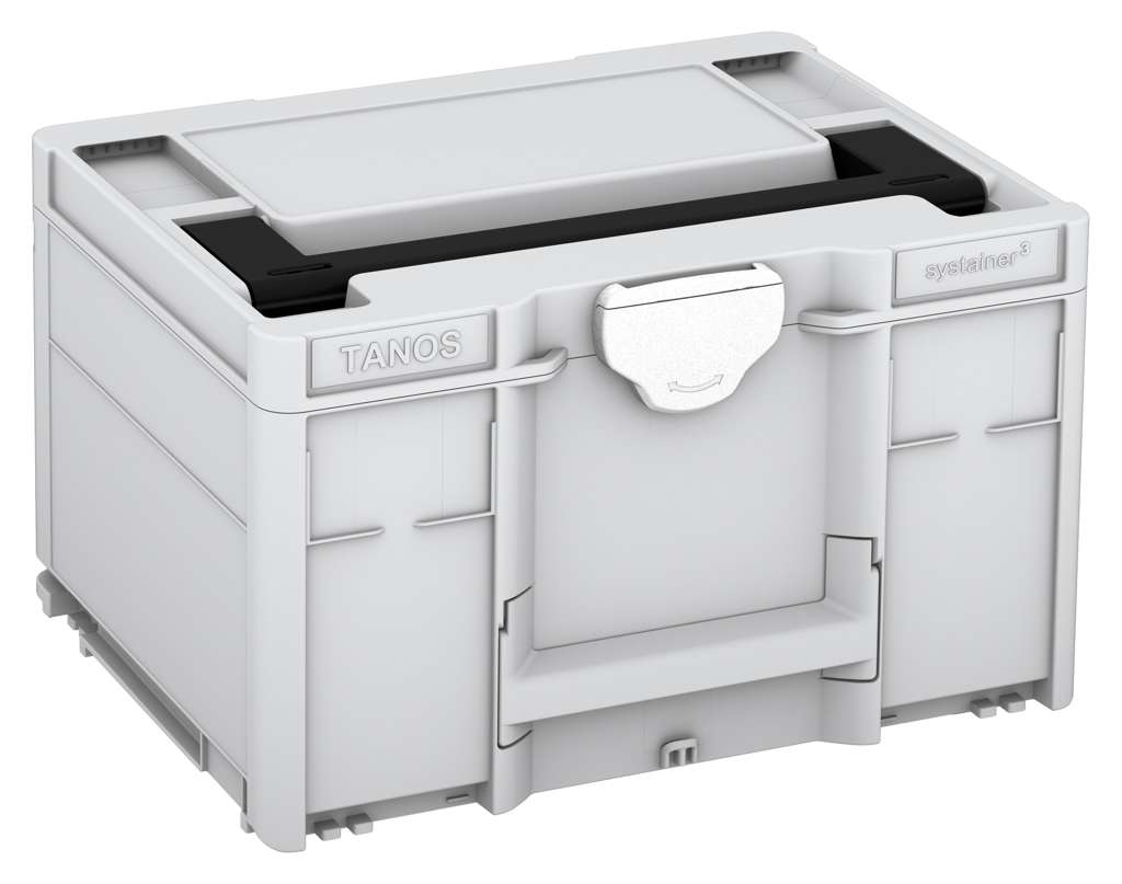 Systainer³ M 237, Light Grey with Black lid handle and White catches