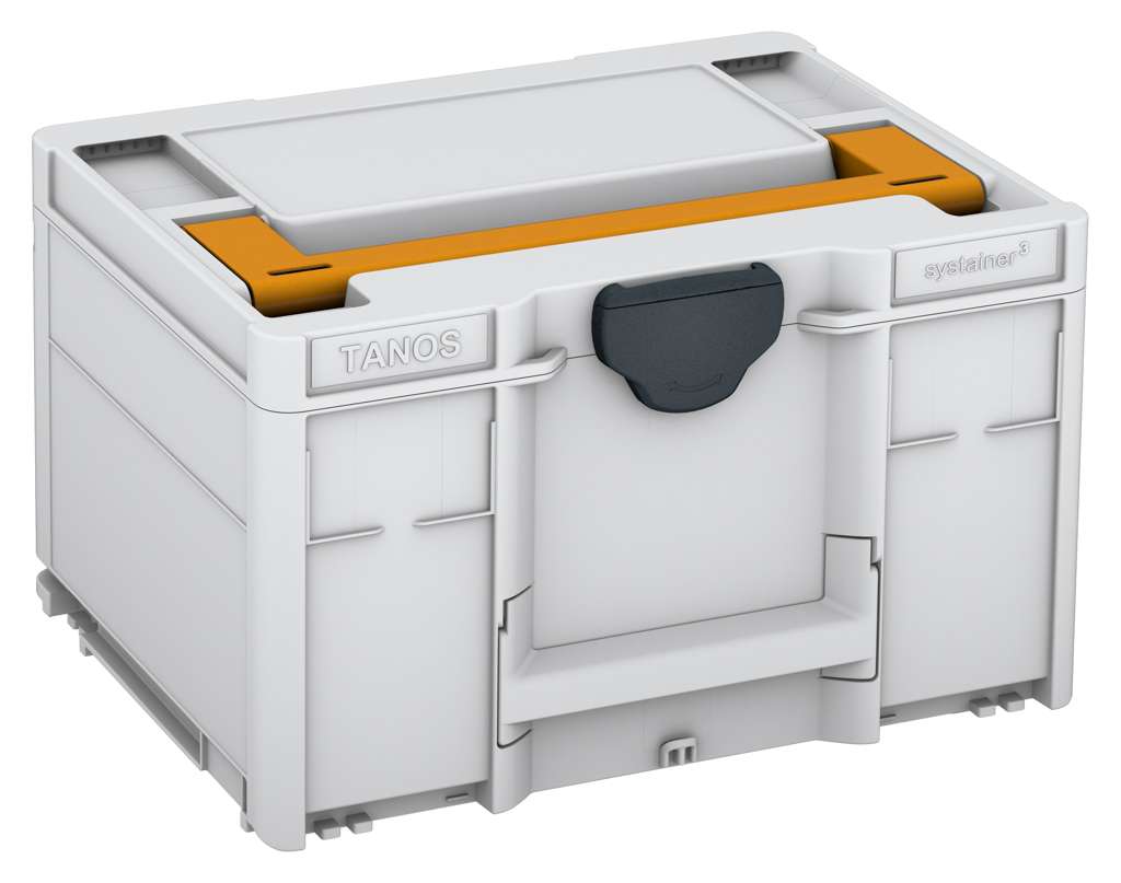 Systainer³ M 237, Light Grey with Daffodil Yellow lid handle and Anthracite catches