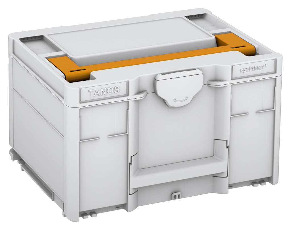 Systainer³ M 237, Light Grey with Daffodil Yellow lid handle