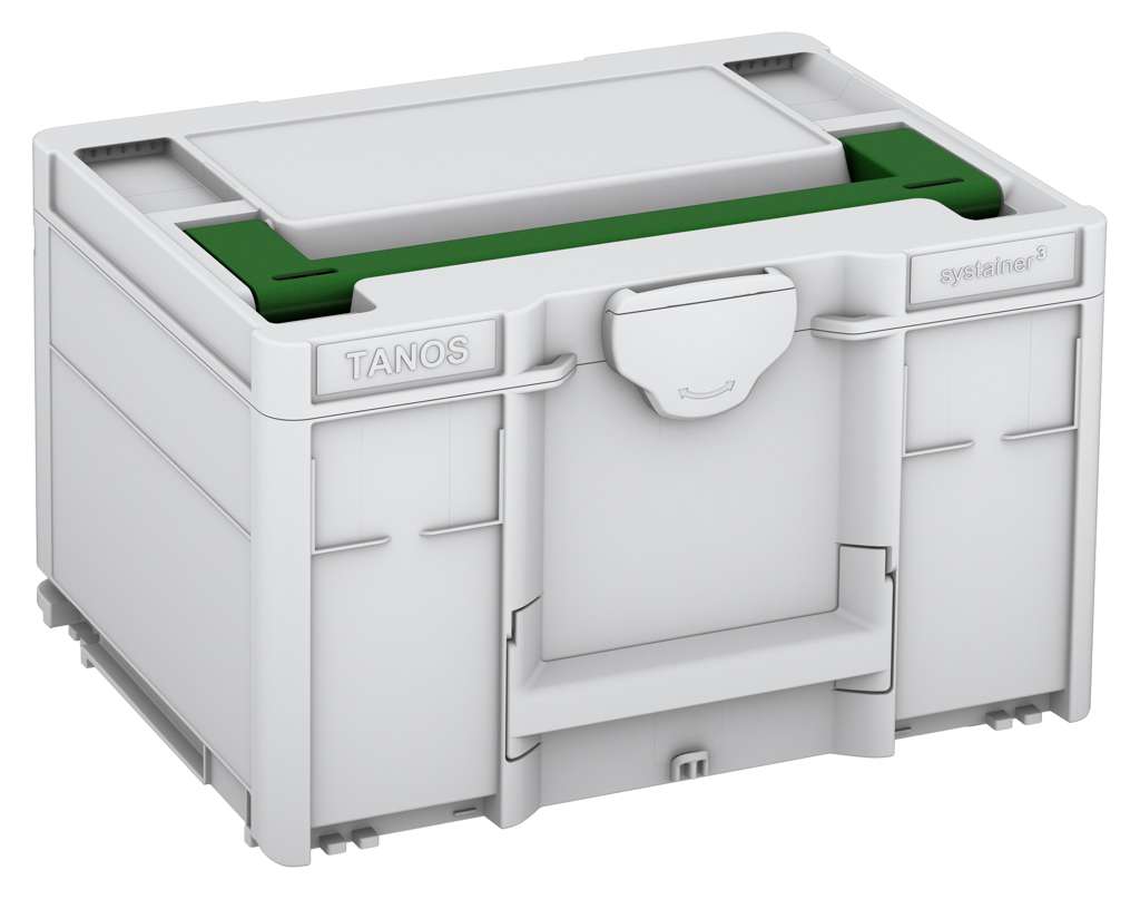 Systainer³ M 237, Light Grey with Emerald Green lid handle