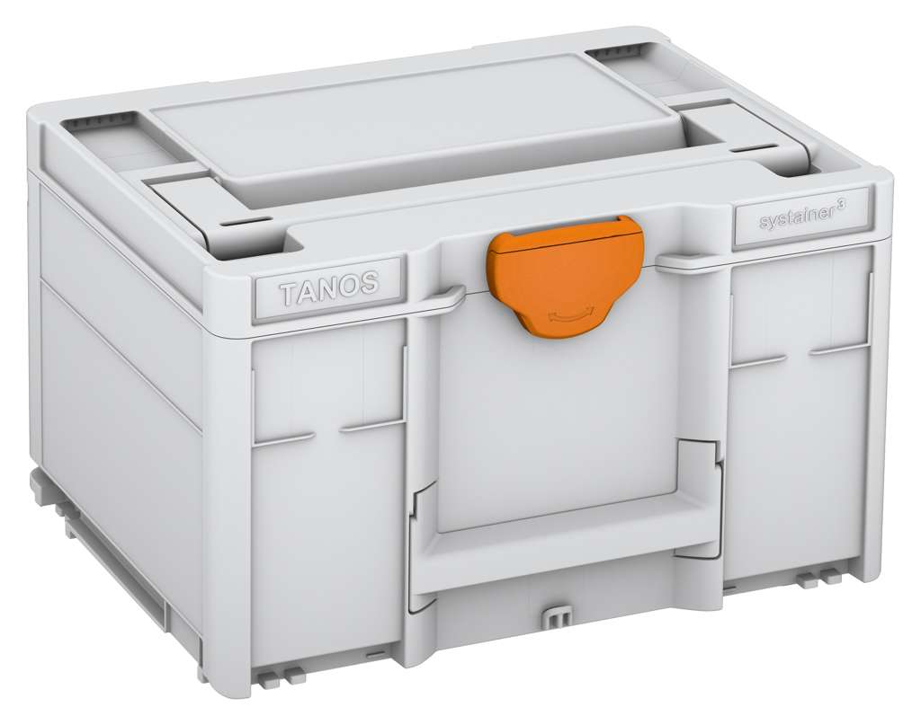 Systainer³ M 237, Light Grey with Deep Orange catches