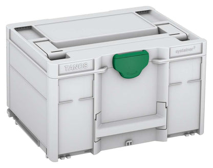 Systainer³ M 237, Light Grey with Signal Green catches