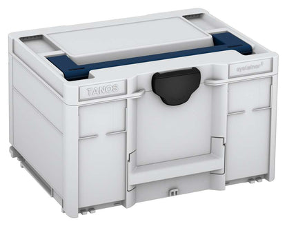 Systainer³ M 237, Light Grey with Sapphire Blue lid handle and Black catches