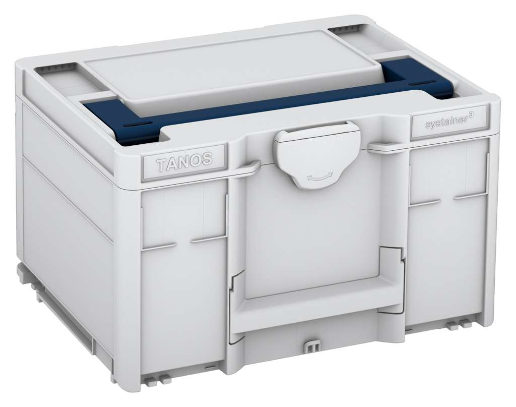 Systainer³ M 237, Light Grey with Sapphire Blue lid handle