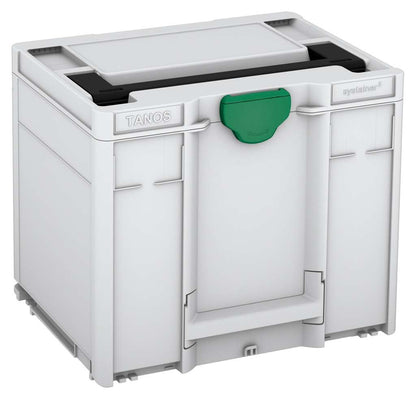 Systainer³ M 337, Light Grey with Black lid handle and Signal Green catches