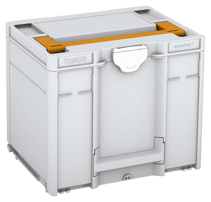 Systainer³ M 337, Light Grey with Daffodil Yellow lid handle and White catches