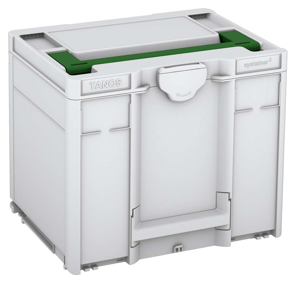 Systainer³ M 337, Light Grey with Emerald Green lid handle