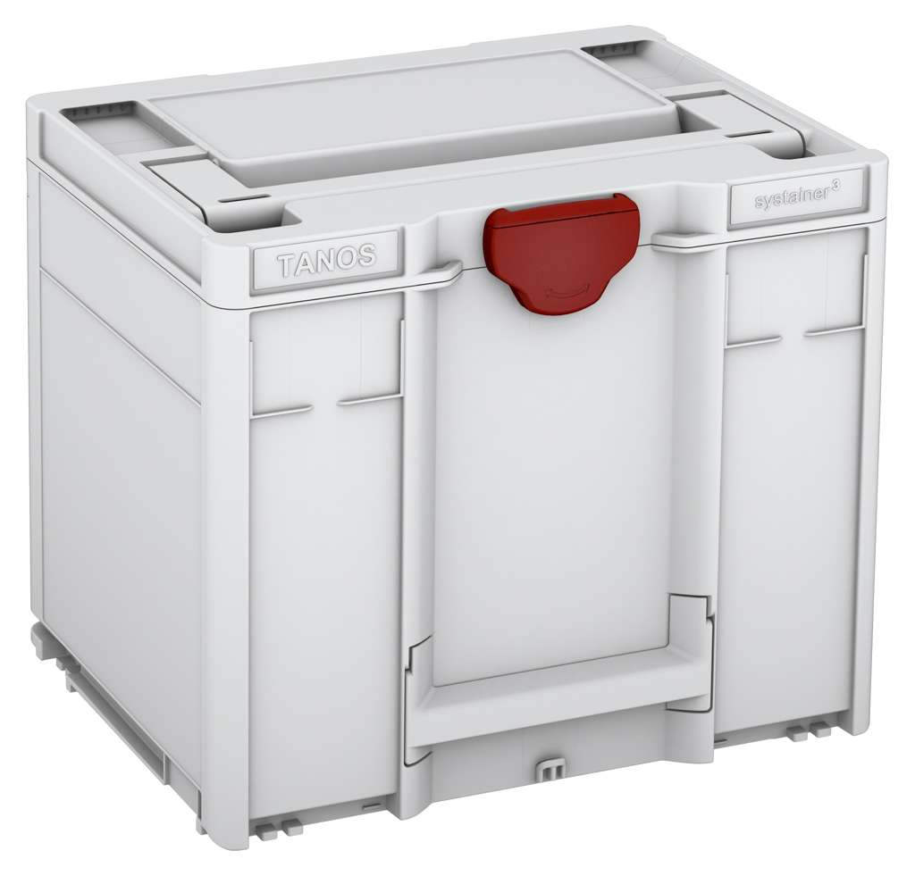 Systainer³ M 337, Light Grey with Carmine Red catches