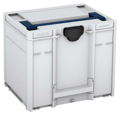 Systainer³ M 337, Light Grey with Sapphire Blue lid handle and Black catches