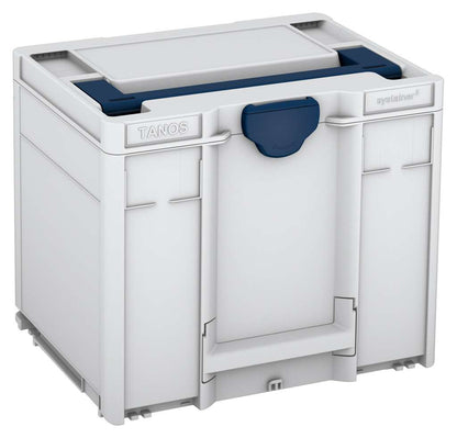 Systainer³ M 337, Light Grey with Sapphire Blue lid handle and Sapphire Blue catches