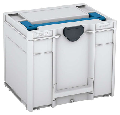 Systainer³ M 337, Light Grey with Sky Blue lid handle and Anthracite catches