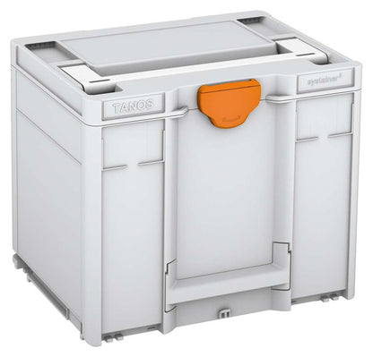 Systainer³ M 337, Light Grey with White lid handle and Deep Orange catches
