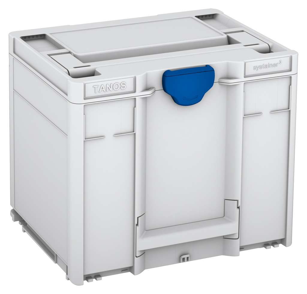 Systainer³ M 337, Light Grey with Signal Blue catches