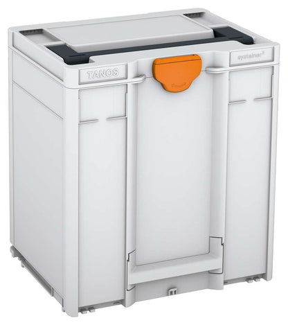 Systainer³ M 437, Light Grey with Anthracite lid handle and Deep Orange catches