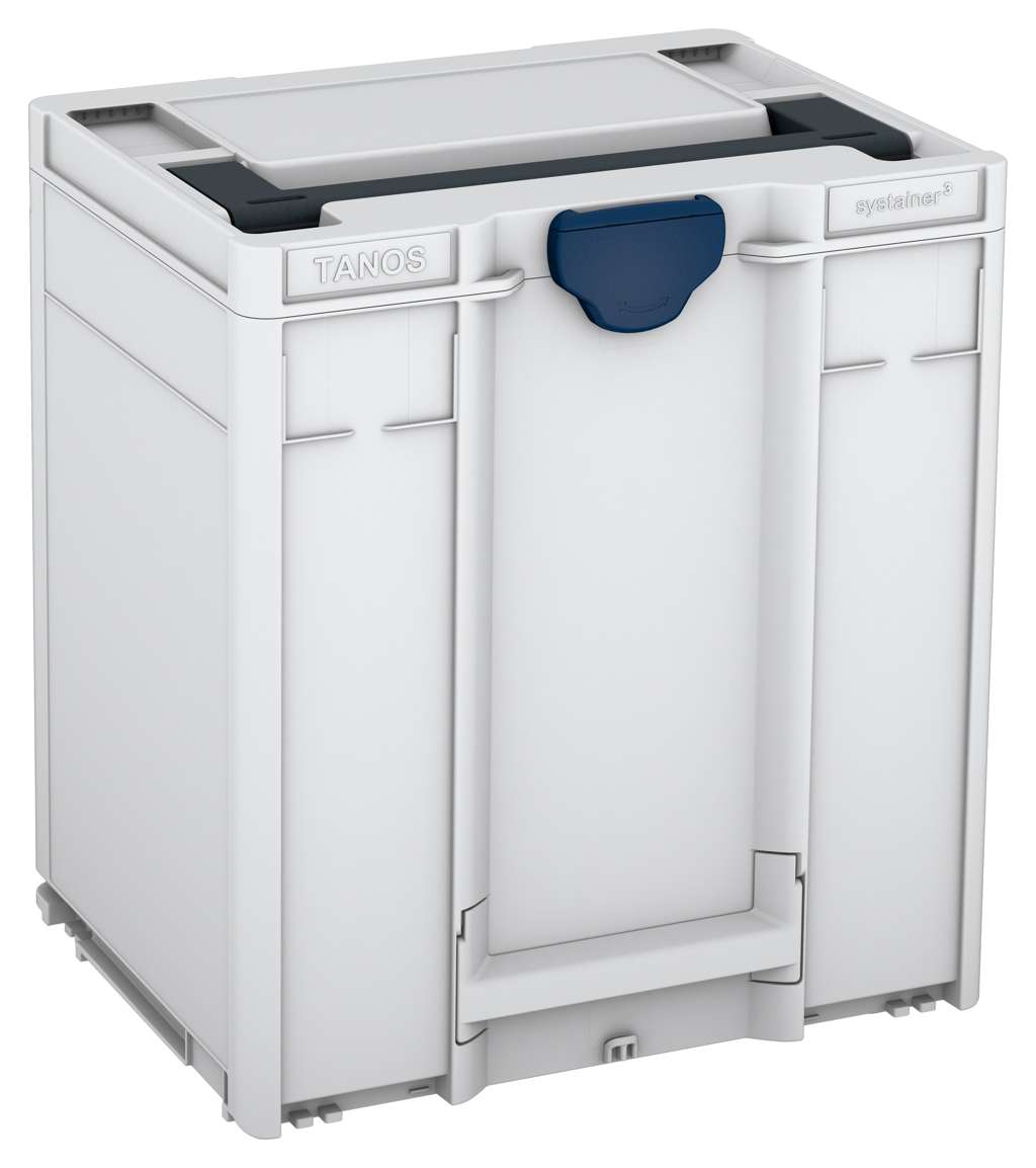 Systainer³ M 437, Light Grey with Anthracite lid handle and Sapphire Blue catches