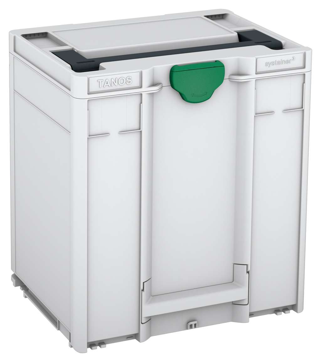 Systainer³ M 437, Light Grey with Anthracite lid handle and Signal Green catches