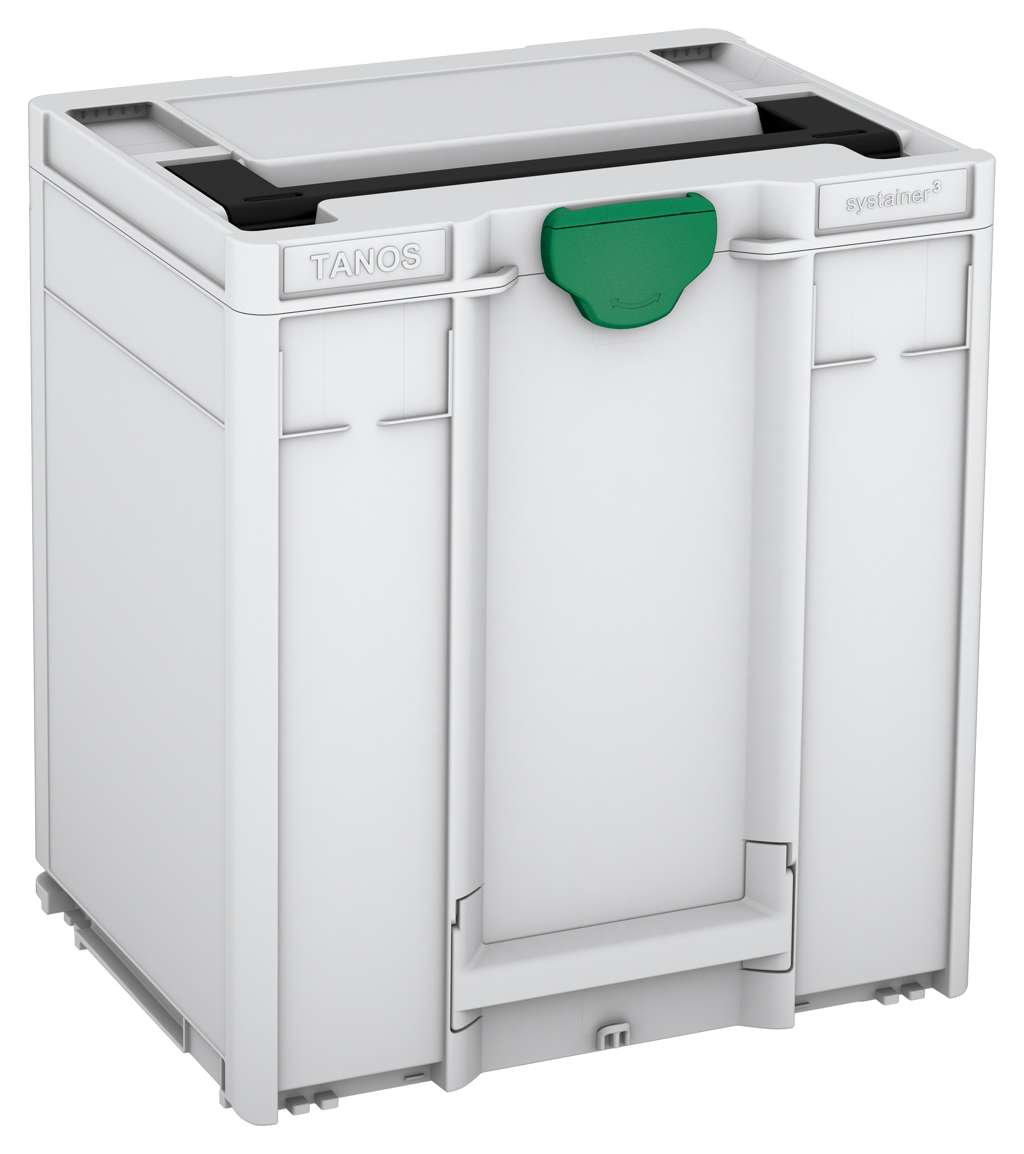 Systainer³ M 437, Light Grey with Black lid handle and Signal Green catches
