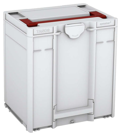 Systainer³ M 437, Light Grey with Carmine Red lid handle