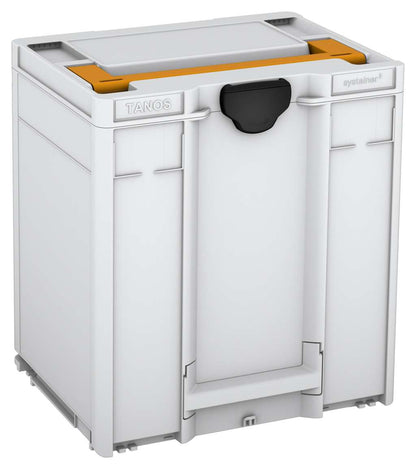 Systainer³ M 437, Light Grey with Daffodil Yellow lid handle and Black catches