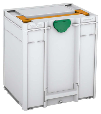 Systainer³ M 437, Light Grey with Daffodil Yellow lid handle and Signal Green catches