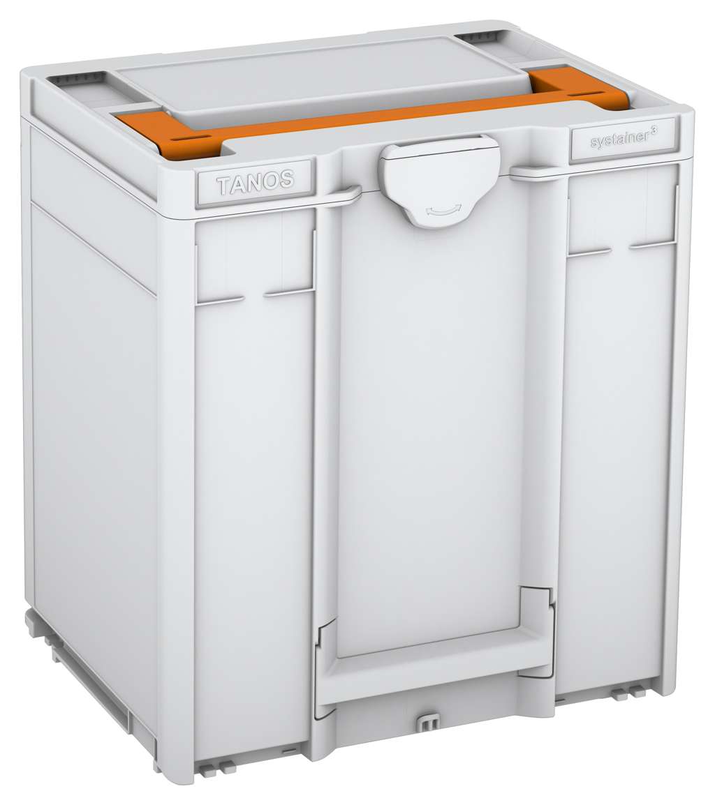 Systainer³ M 437, Light Grey with Deep Orange lid handle
