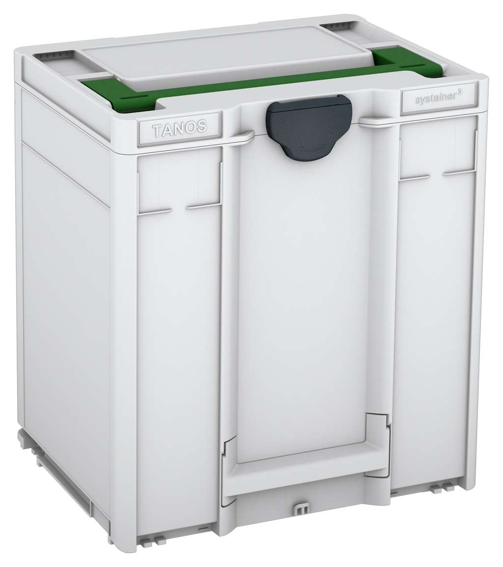 Systainer³ M 437, Light Grey with Emerald Green lid handle and Anthracite catches
