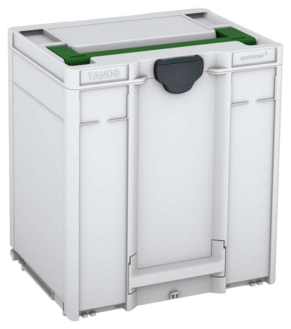 Systainer³ M 437, Light Grey with Emerald Green lid handle and Anthracite catches