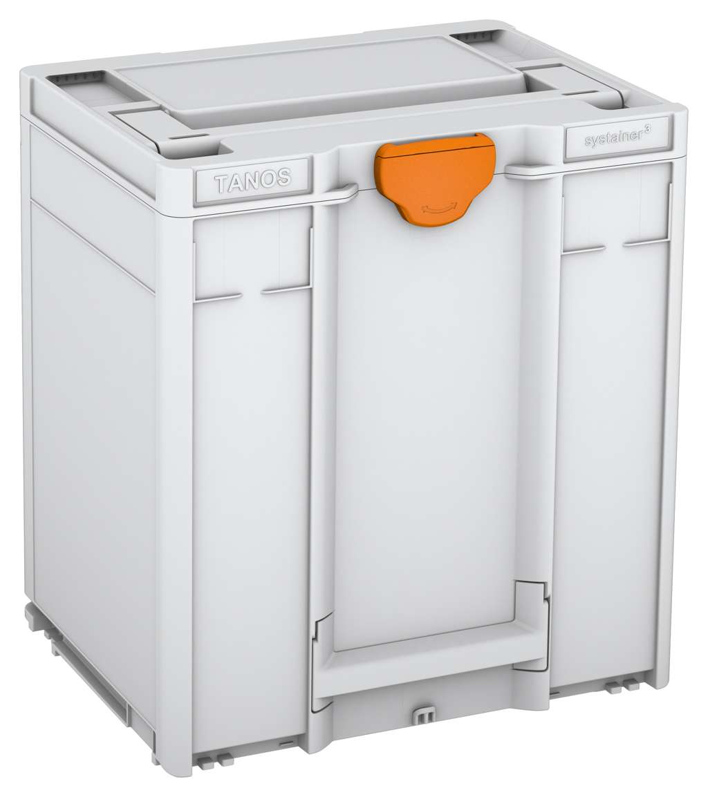 Systainer³ M 437, Light Grey with Deep Orange catches