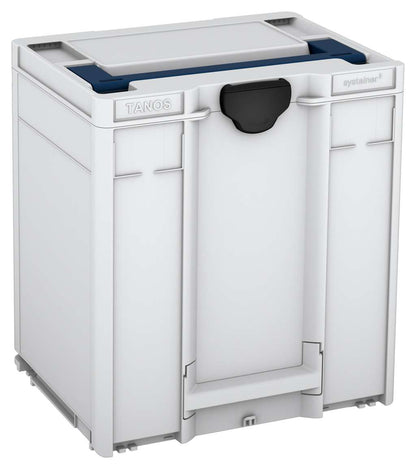 Systainer³ M 437, Light Grey with Sapphire Blue lid handle and Black catches