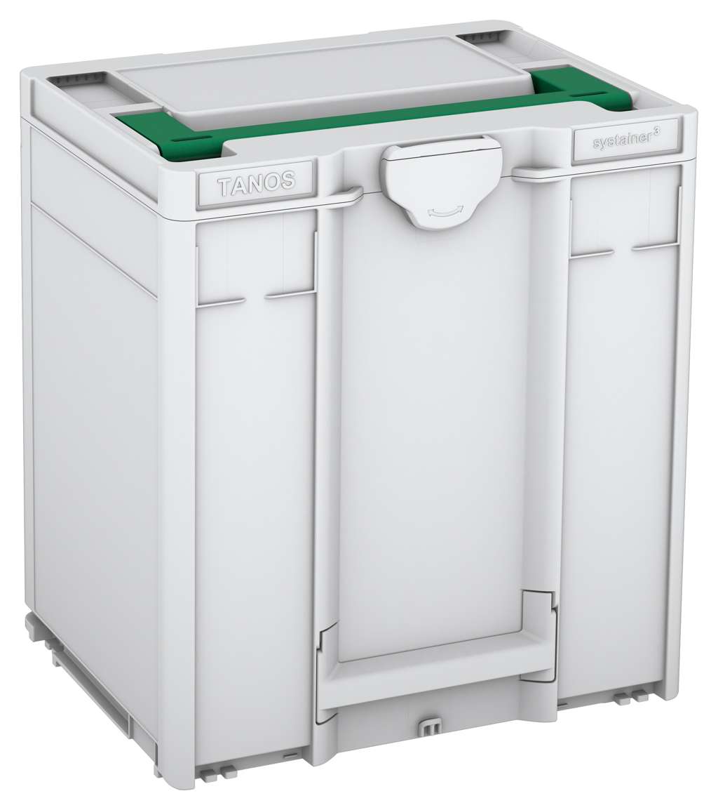 Systainer³ M 437, Light Grey with Signal Green lid handle