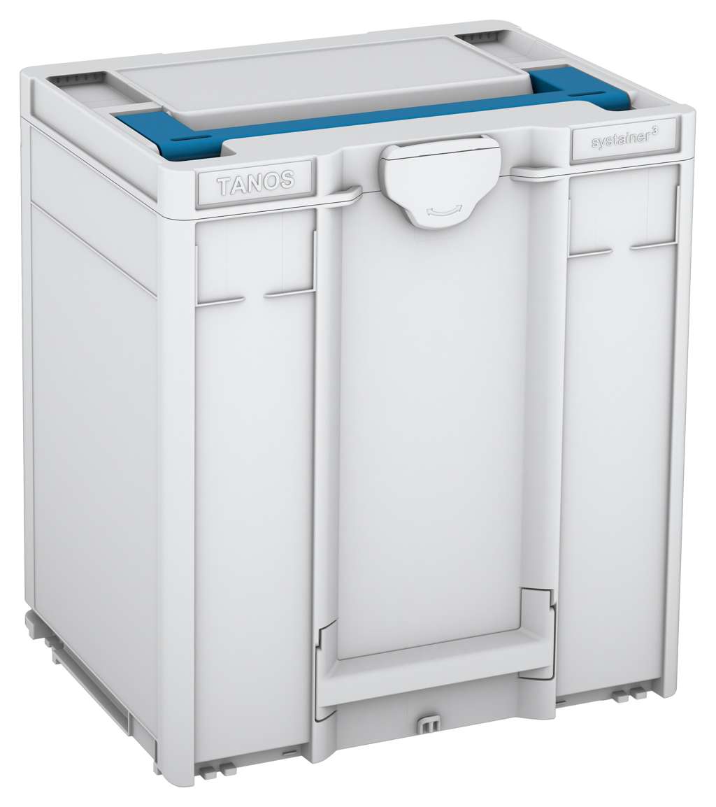 Systainer³ M 437, Light Grey with Sky Blue lid handle