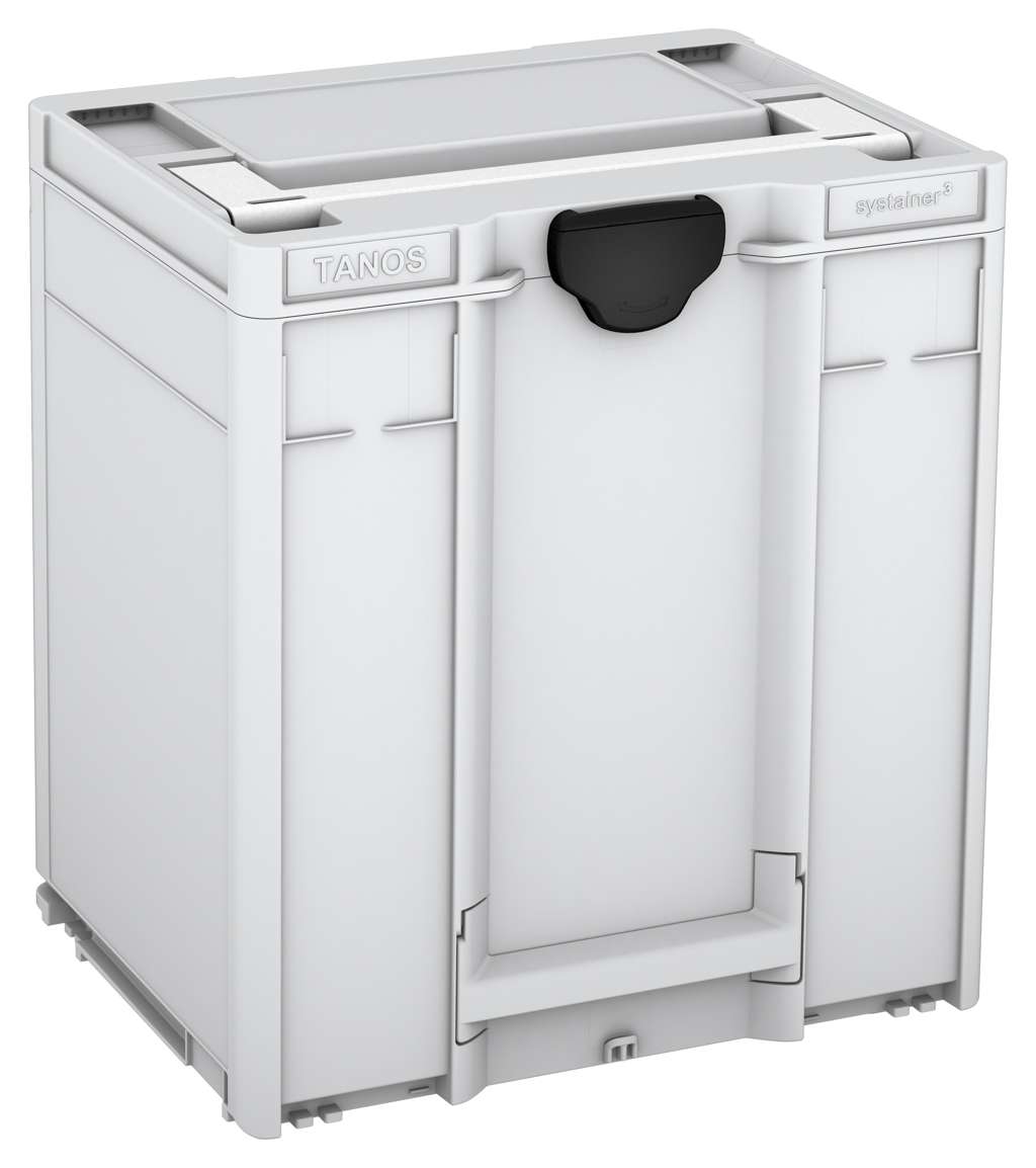 Systainer³ M 437, Light Grey with White lid handle and Black catches