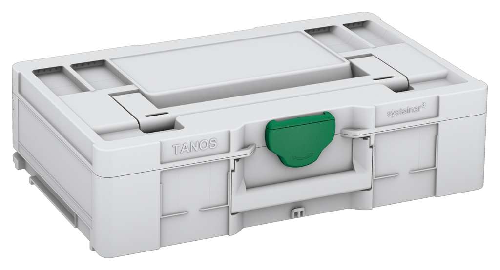 Systainer³ L 137, Light Grey with Signal Green catches