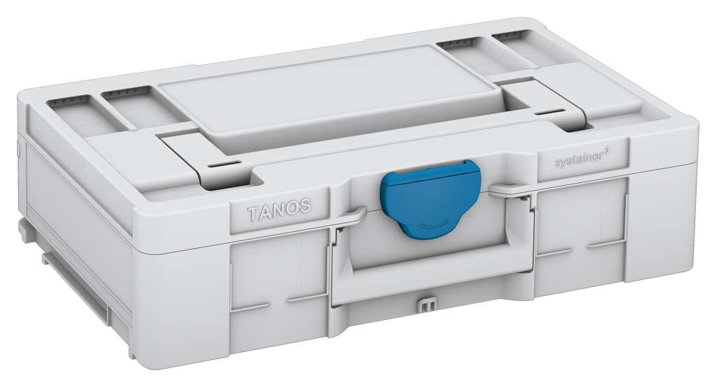 Systainer³ L 137, Light Grey with Sky Blue catches